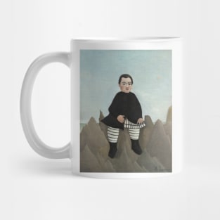 Boy on the Rocks by Henri Rousseau Mug